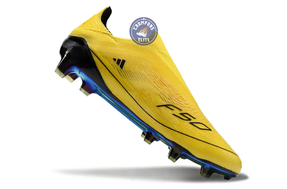Image of F50 Laceless FG Champions League - Jaune/Noir