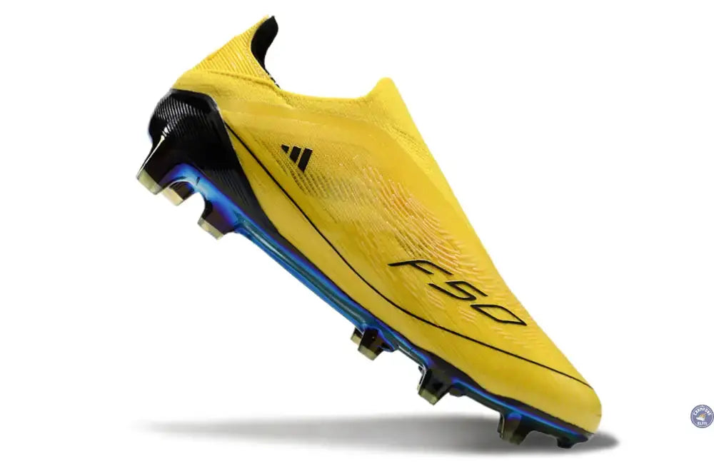 Image of F50 Laceless FG Champions League - Jaune/Noir
