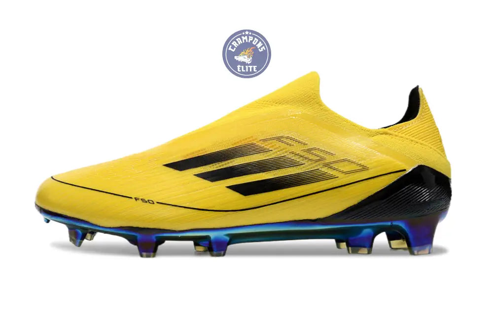 Image of F50 Laceless FG Champions League - Jaune/Noir
