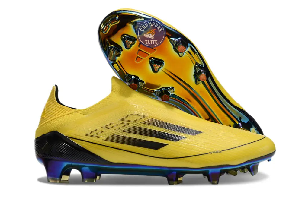F50 Laceless FG Champions League - Jaune/Noir