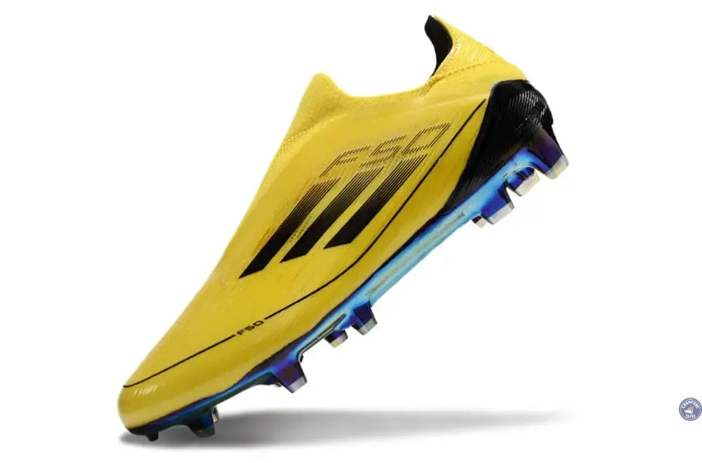 Image of F50 Laceless FG Champions League - Jaune/Noir