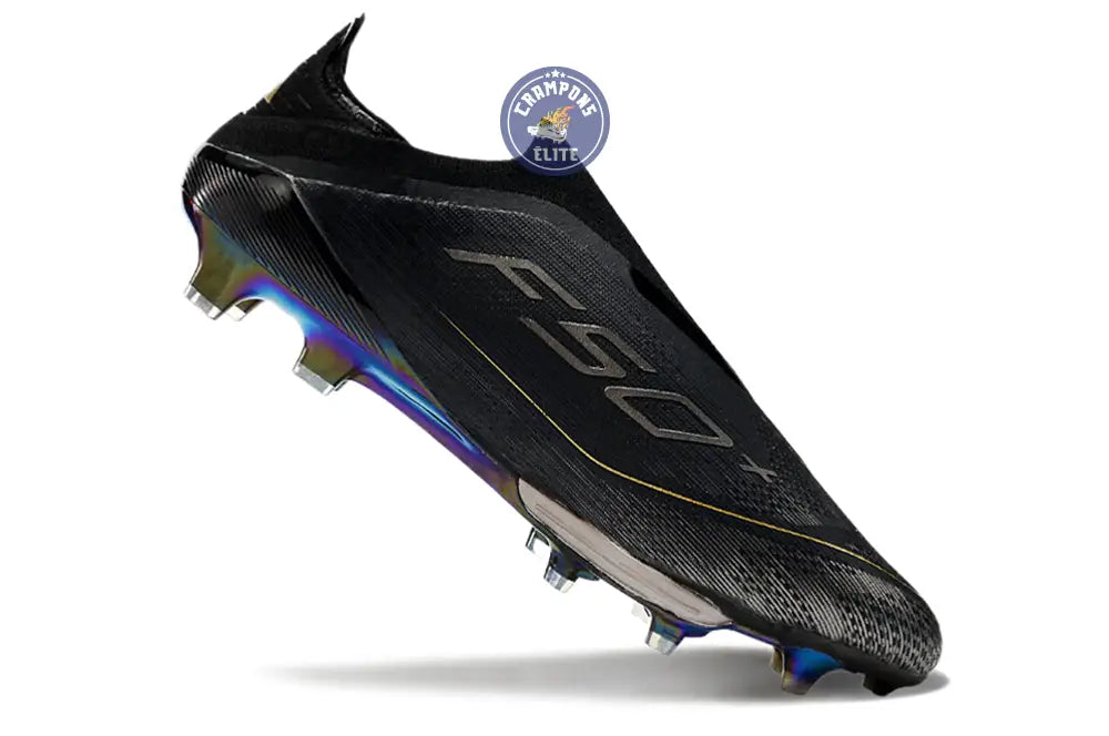 Image of F50 + Laceless FG Dark Spark - Noir/Argenté/Doré