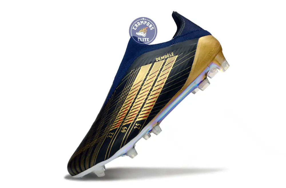 Image of F50 Laceless FG Édition spéciale OUSMANE DEMBÉLÉ BALLON D’OR - BLEU FONCÉ/OR
