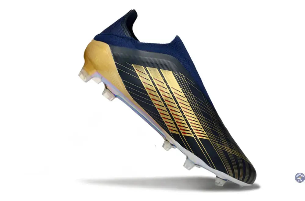 Image of F50 Laceless FG Édition spéciale OUSMANE DEMBÉLÉ BALLON D’OR - BLEU FONCÉ/OR