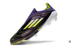 F50 + Laceless FG Fast Reborn - Violet/Blanc/Lucid Lemon ÉDITION LIMITÉE