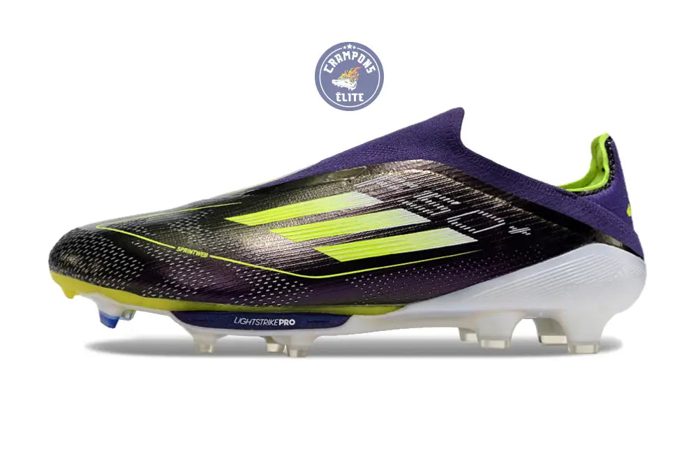 Image of F50 + Laceless FG Fast Reborn - Violet/Blanc/Lucid Lemon ÉDITION LIMITÉE