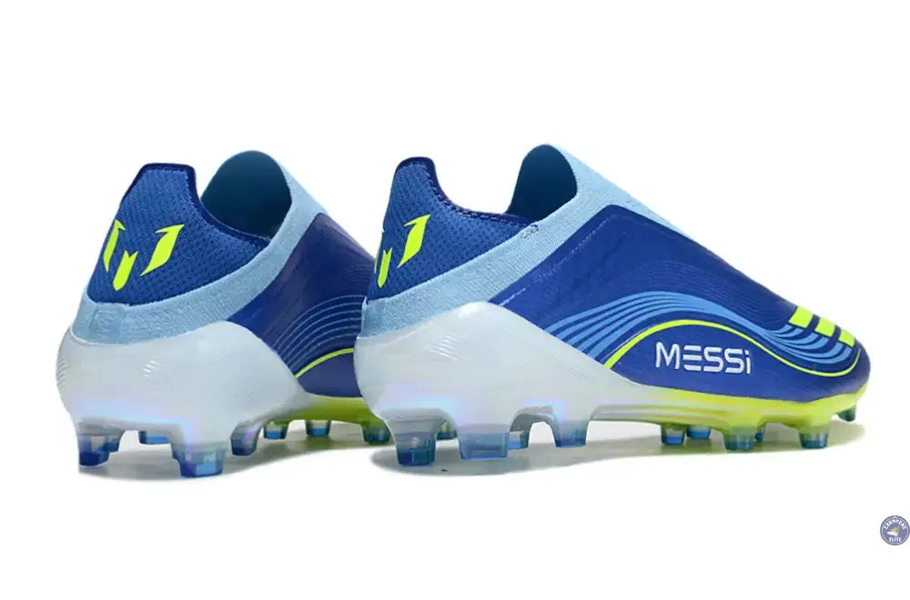 F50 Laceless FG Messi - Bleu/Jaune