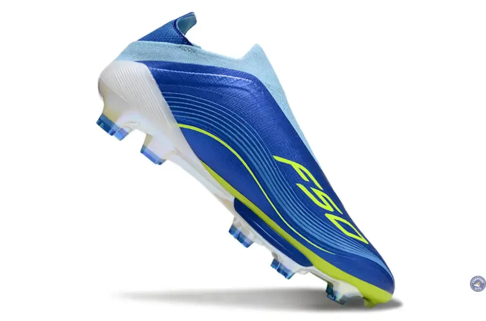 Image of F50 + Laceless FG Messi - Bleu/Jaune