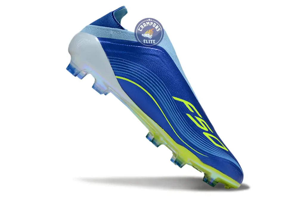F50 Laceless FG Messi - Bleu/Jaune