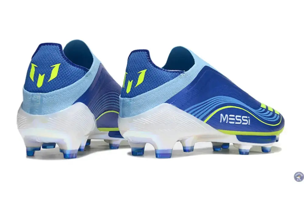 F50 + Laceless FG Messi - Bleu/Jaune