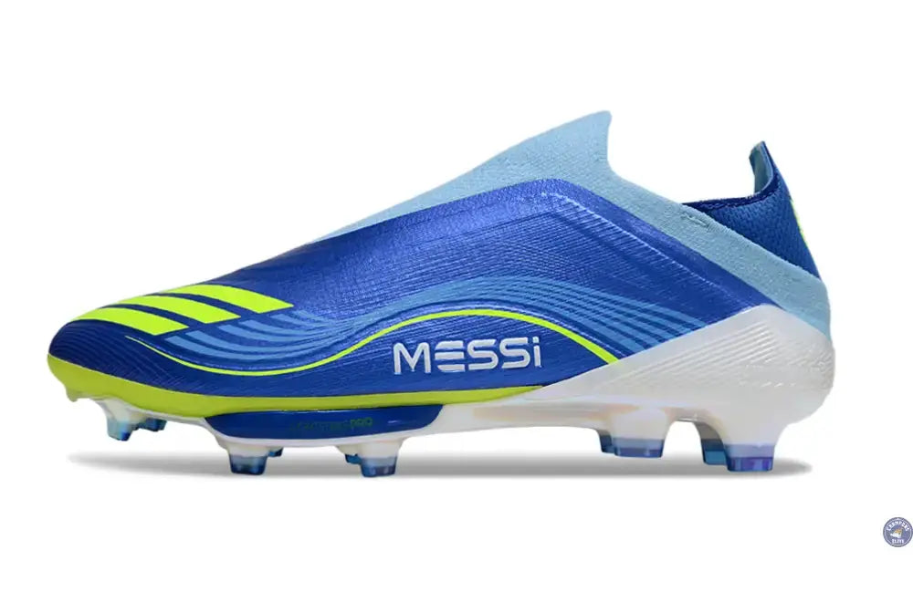F50 + Laceless FG Messi - Bleu/Jaune