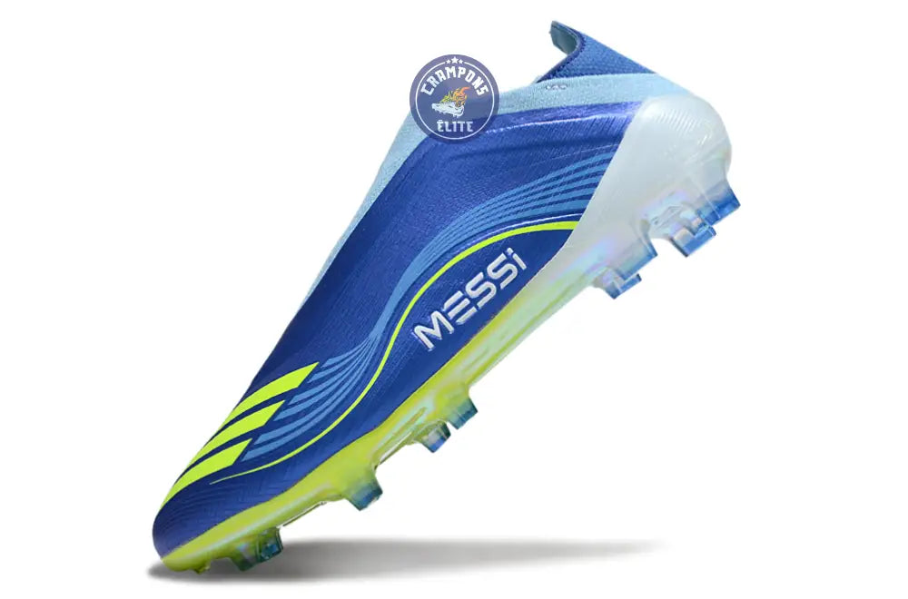 F50 Laceless FG Messi - Bleu/Jaune