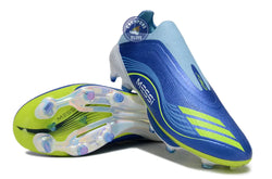 Image of F50 + Laceless FG Messi - Bleu/Jaune