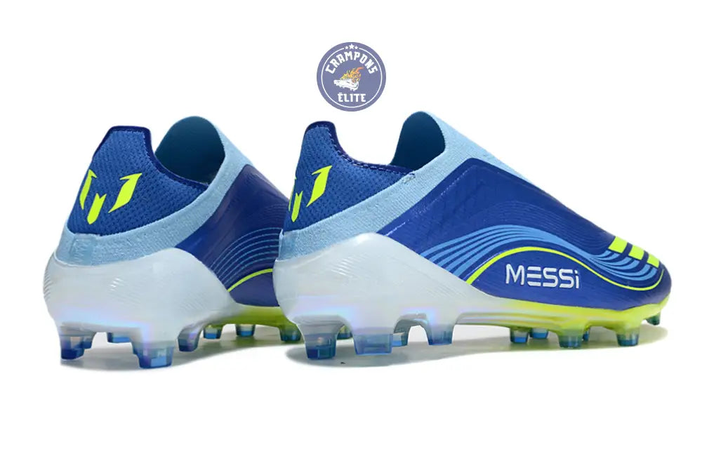 F50 Laceless FG Messi - Bleu/Jaune