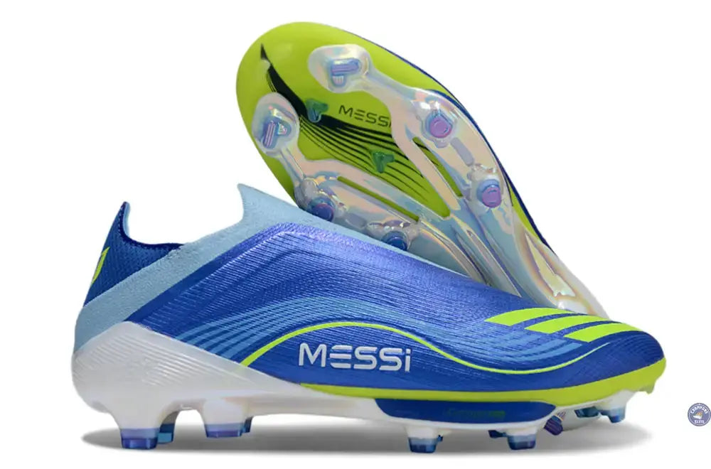 Image of F50 + Laceless FG Messi - Bleu/Jaune