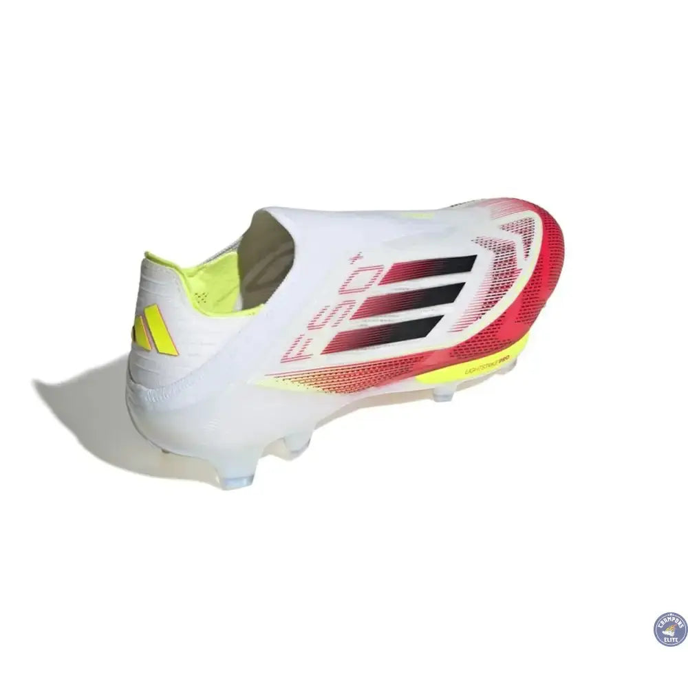 F50 + Laceless FG Pure Victory - Blanc/Noir/Jaune