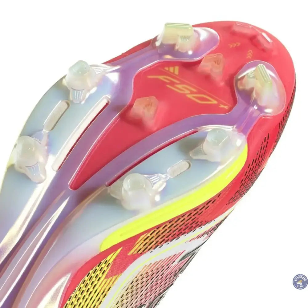F50 + Laceless FG Pure Victory - Blanc/Noir/Jaune