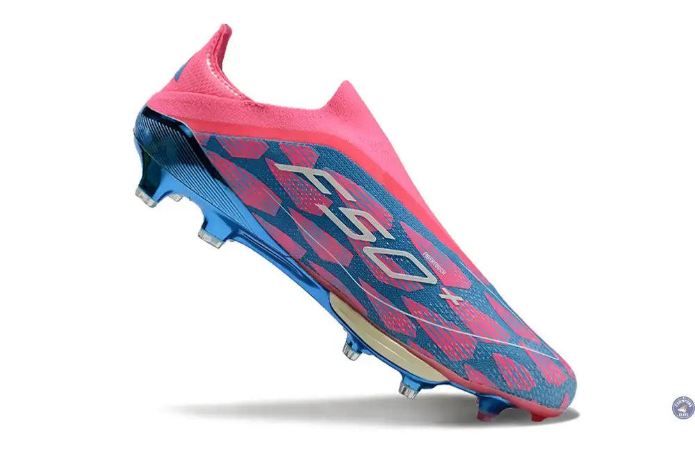 Image of F50 + Laceless FG Reemergence - Bleu/Blanc/Rose