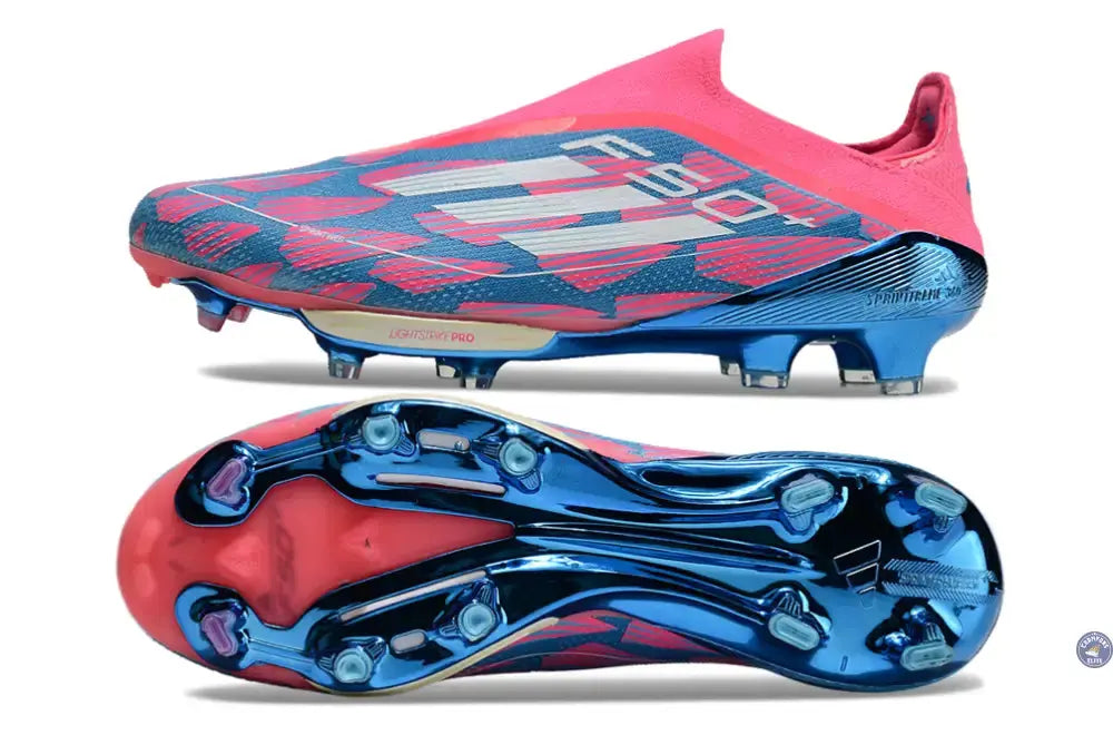 Image of F50 + Laceless FG Reemergence - Bleu/Blanc/Rose