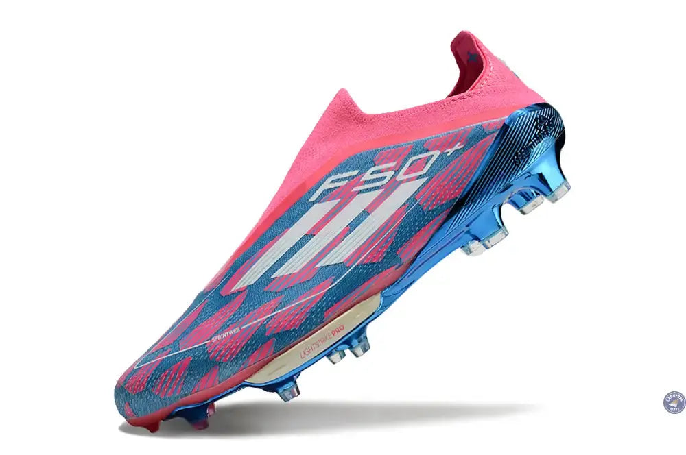 Image of F50 + Laceless FG Reemergence - Bleu/Blanc/Rose