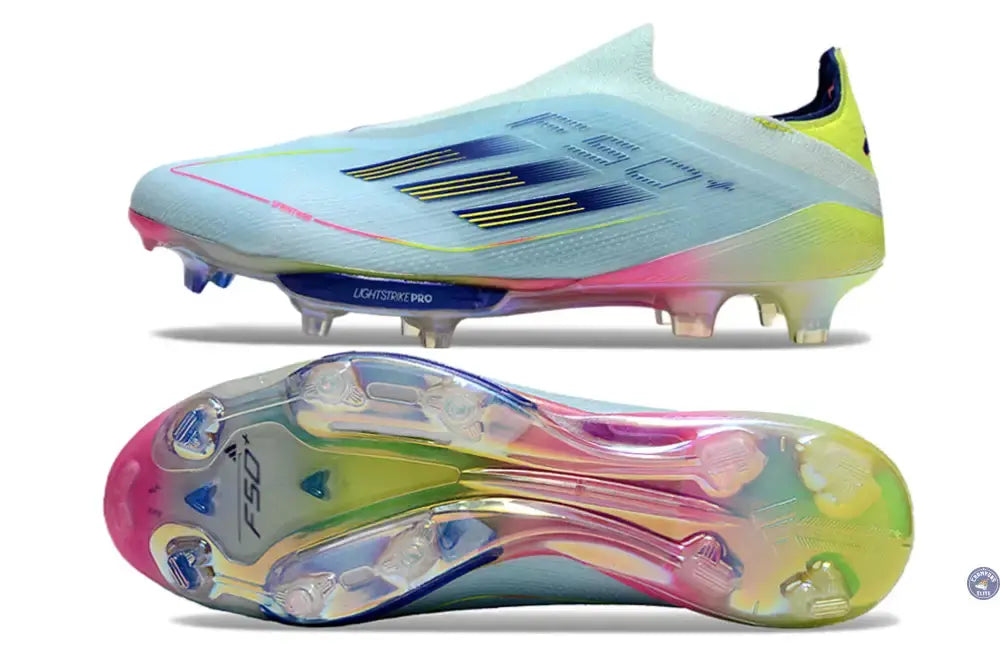 Image of F50 + Laceless FG Stellar Icon - Almost Blue/Bleu/Jaune