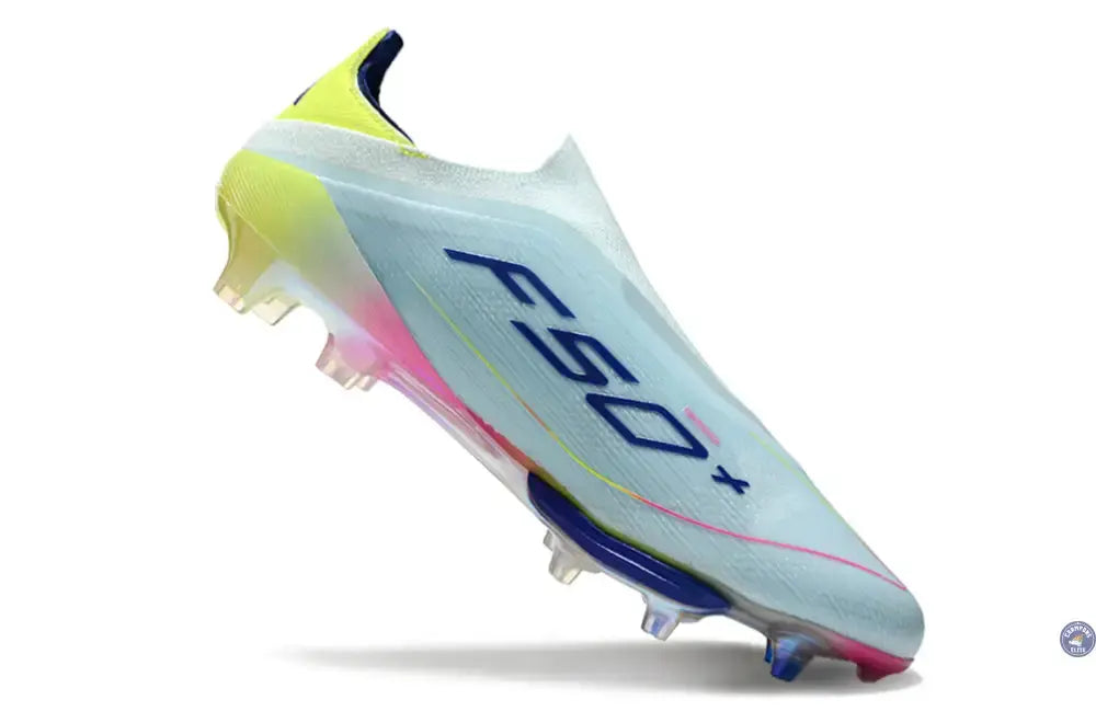 Image of F50 + Laceless FG Stellar Icon - Almost Blue/Bleu/Jaune