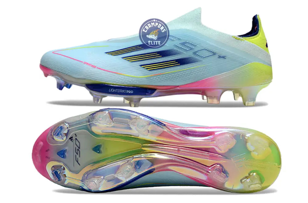 Image of F50 + Laceless FG Stellar Icon - Almost Blue/Bleu/Jaune