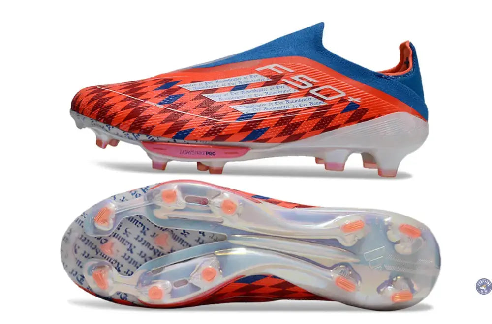 Image of F50 + Laceless FG Thomas Müller Raumdeuter - Rouge/Blanc/Bleu ÉDITION LIMITÉE