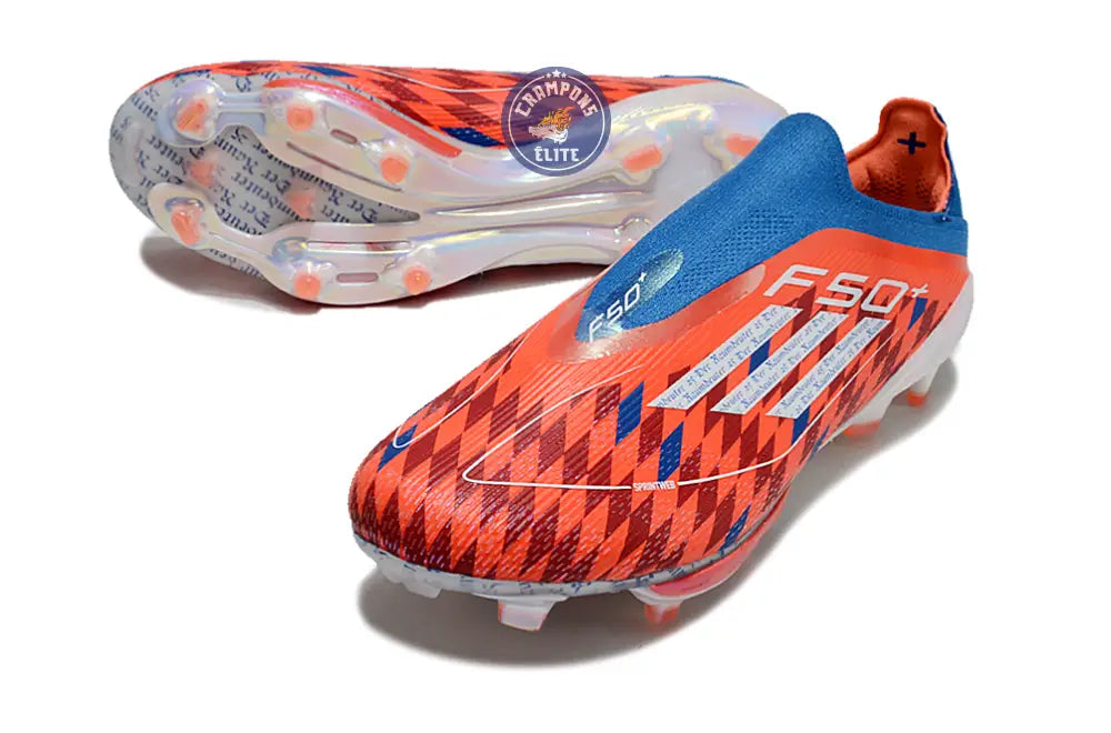 Image of F50 + Laceless FG Thomas Müller Raumdeuter - Rouge/Blanc/Bleu ÉDITION LIMITÉE