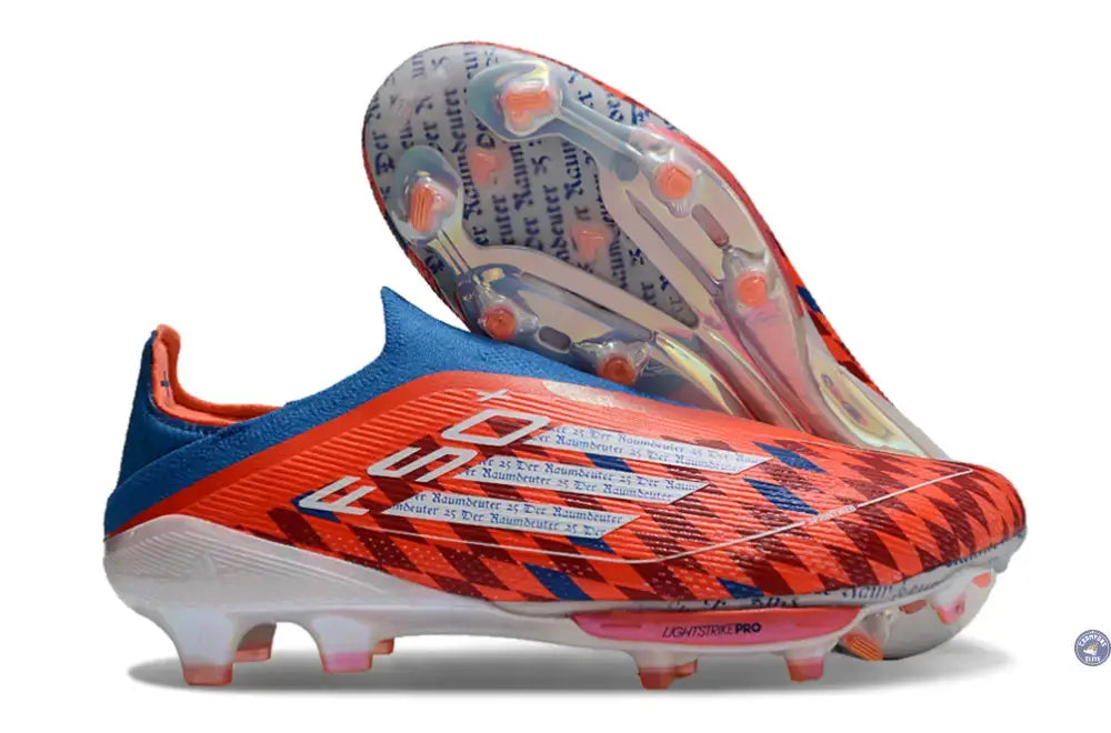 Image of F50 + Laceless FG Thomas Müller Raumdeuter - Rouge/Blanc/Bleu ÉDITION LIMITÉE