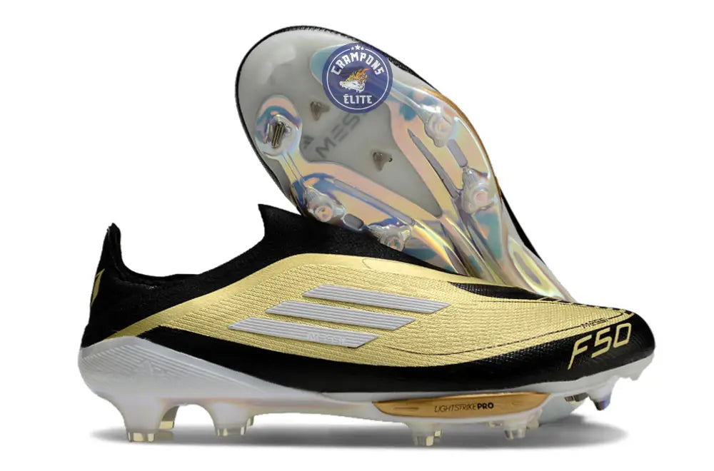 F50 + Laceless FG Triunfo Dorado - Doré/Blanc/Noir