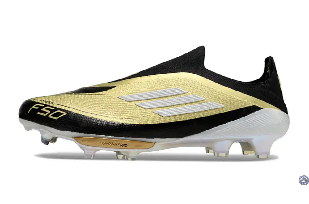 F50 + Laceless FG Triunfo Dorado - Doré/Blanc/Noir
