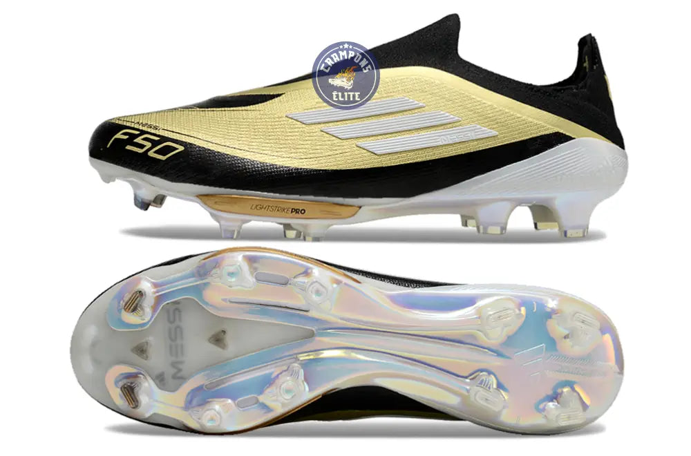 F50 + Laceless FG Triunfo Dorado - Doré/Blanc/Noir