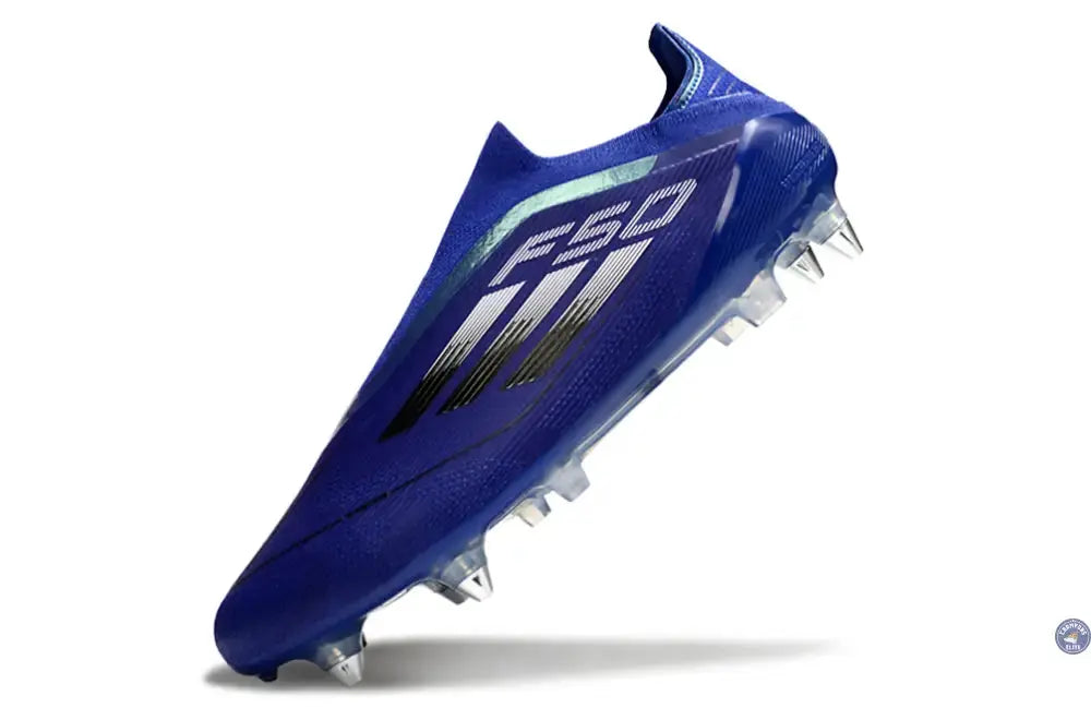 Image of F50 Laceless SG - Bleu/Argenté/Blanc