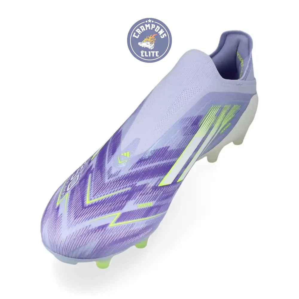 F50 Laceless Sparkfusion Elite Low Cut Laceless FG Radiant Blaze - Violet Tone/Vert/Violet