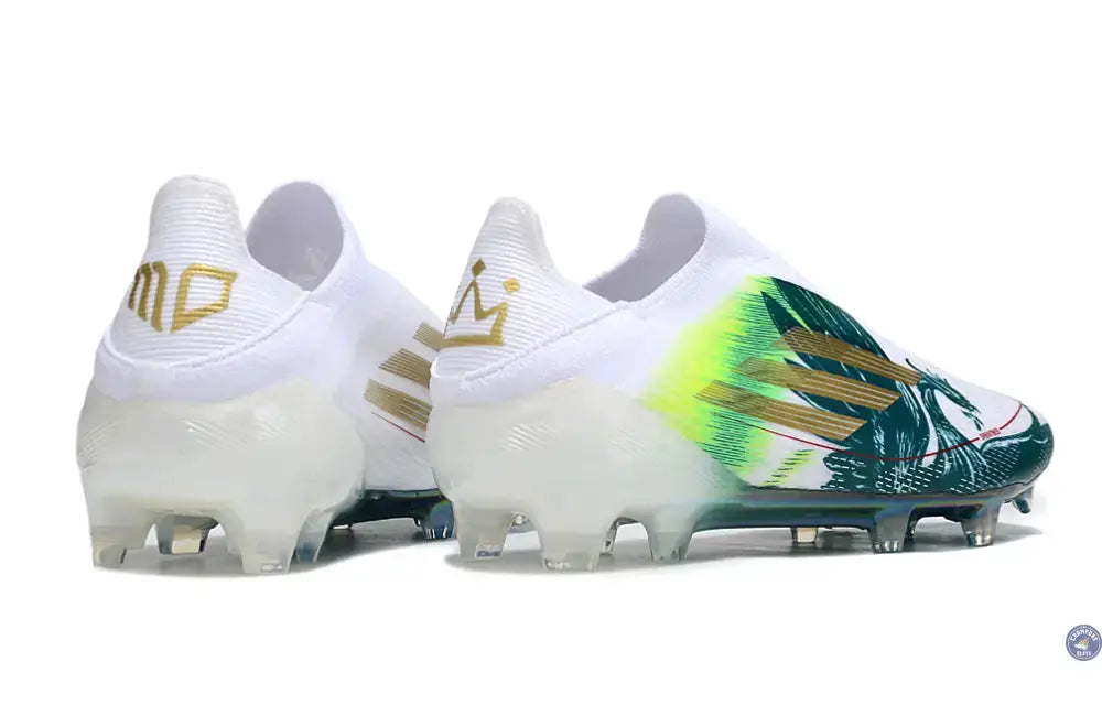 Image of F50 Laceless Spécial Mohamed Salah FG - Blanc/Vert/Doré