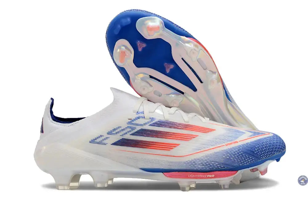 F50 + Lacets FG Advancement - Blanc/Rouge/Bleu