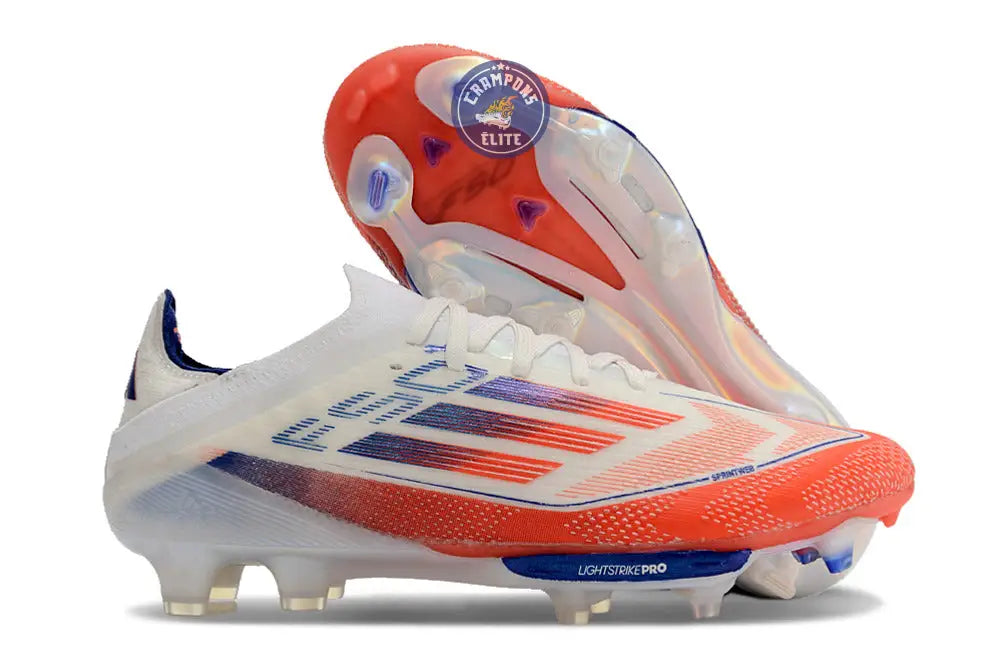 Image of F50 + Lacets FG - Blanc/Bleu/Orange