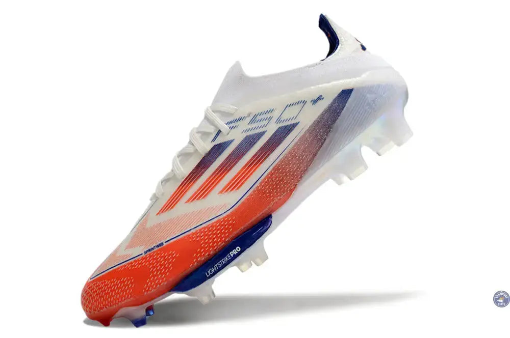 Image of F50 + Lacets FG - Blanc/Bleu/Orange