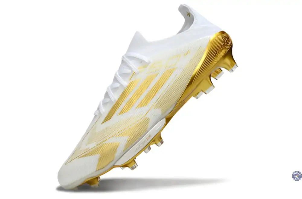 F50 + Lacets FG - Blanc/Doré