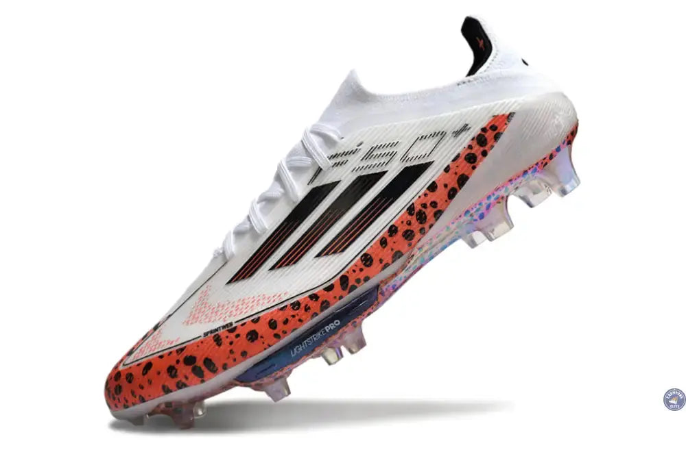 F50 + Lacets FG - Blanc/Rouge/Noir