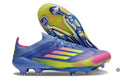 F50 + Lacets FG Celestial Victory - Blue Fusion/Vert/Rose