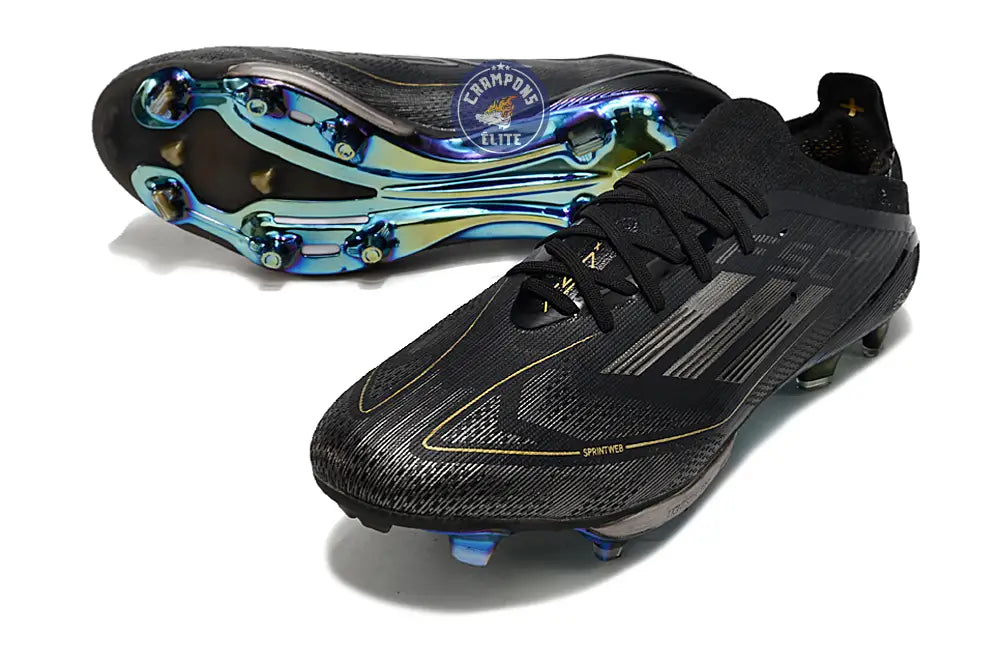 Image of F50 + Lacets FG Dark Spark - Noir/Argenté/Doré