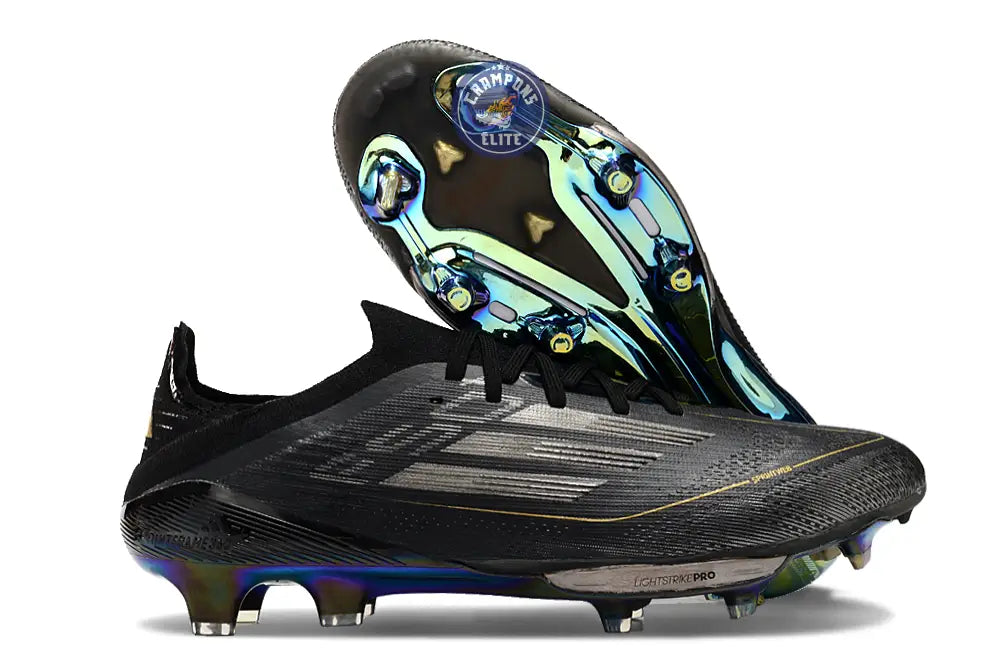 Image of F50 + Lacets FG Dark Spark - Noir/Argenté/Doré