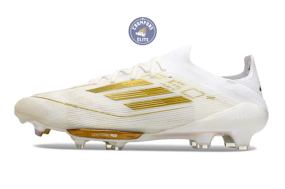 Image of F50 + Lacets FG Day Spark - Blanc/Doré/Blanc