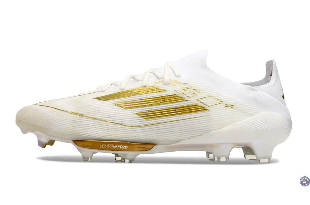 Image of F50 + Lacets FG Day Spark - Blanc/Doré/Blanc