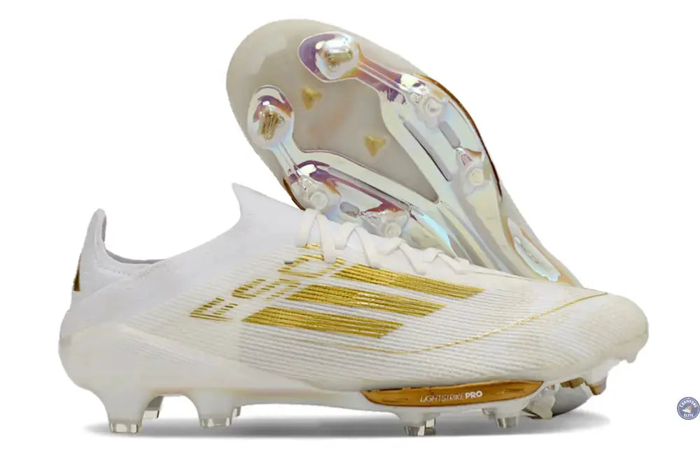 Image of F50 + Lacets FG Day Spark - Blanc/Doré/Blanc
