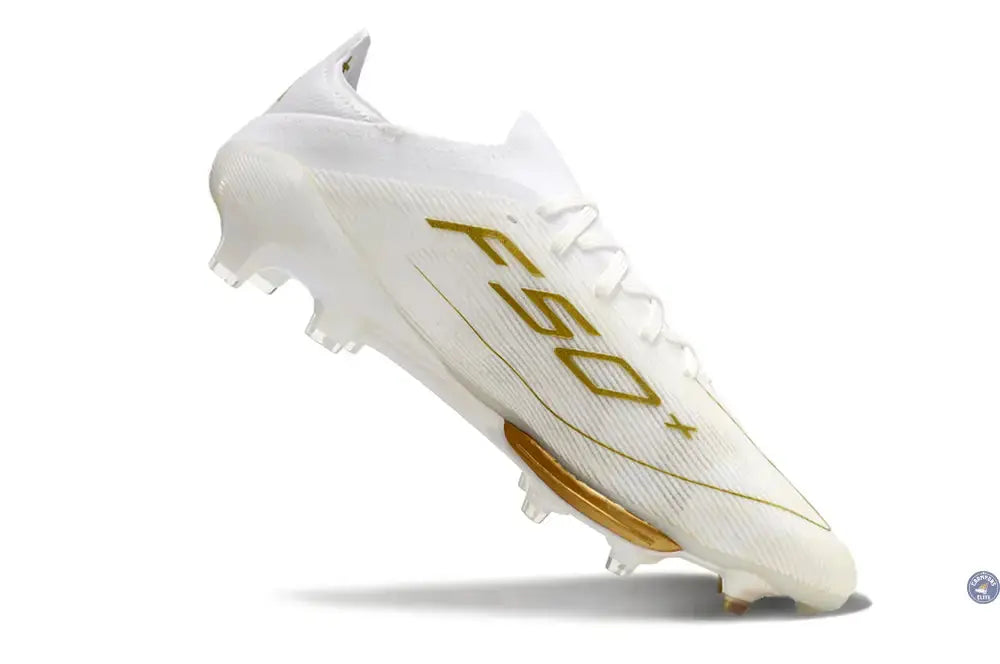 Image of F50 + Lacets FG Day Spark - Blanc/Doré/Blanc