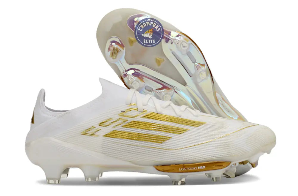 Image of F50 + Lacets FG Day Spark - Blanc/Doré/Blanc