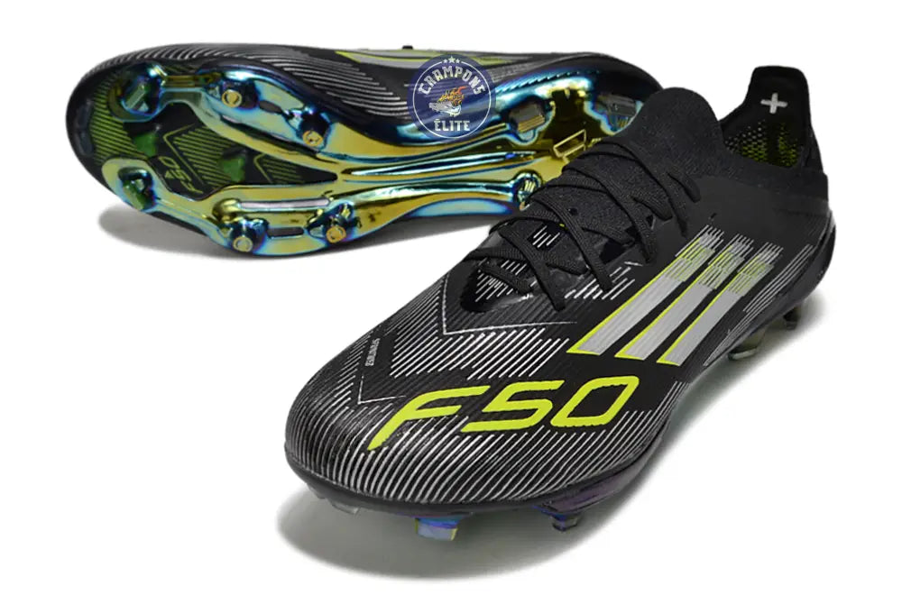 Image of F50 + Lacets FG - Noir/Jaune Fluo/Blanc